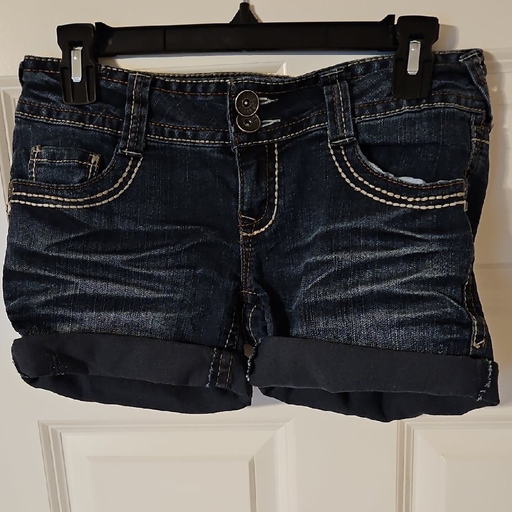 Dark Blue Jean Shorts
